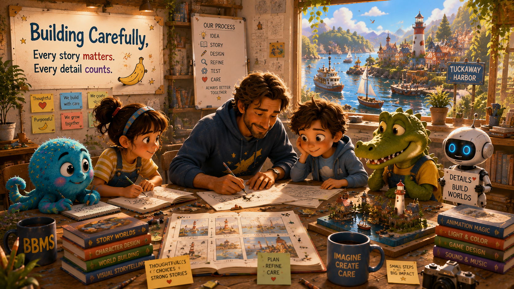 Thoughtful creative stewardship and careful world-building
