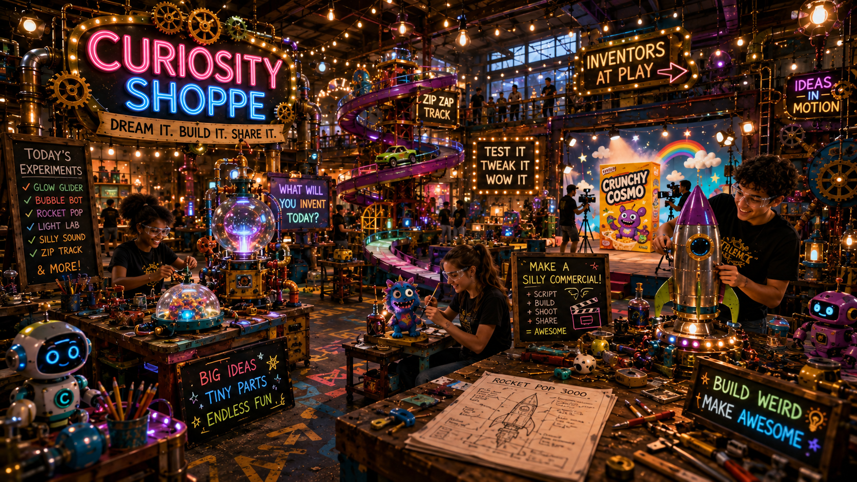 Curiosity Shoppe — inventive playful experimental storytelling