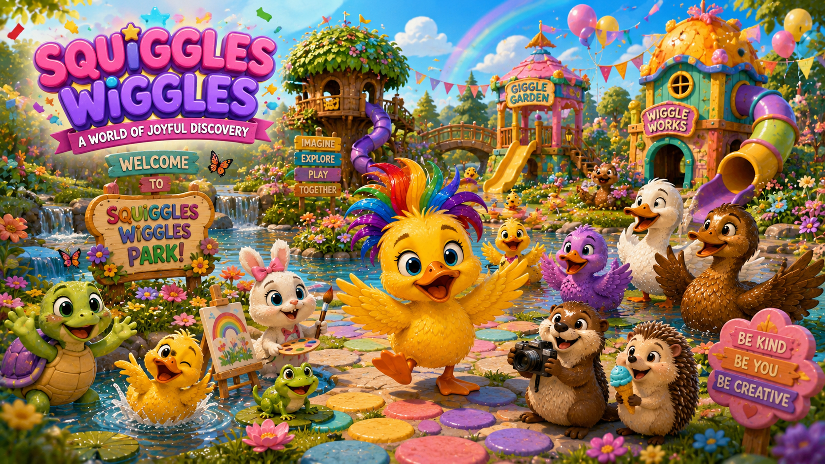 Squiggles Wiggles — colorful emotional adventures filled with belonging
